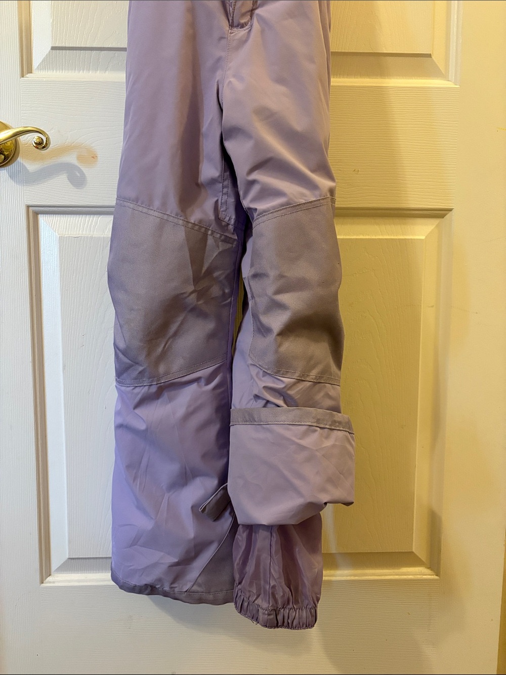 Kamik Lilac Kids Snow Bib Pants with Black Logo Suspenders youth size 12 - Picture 4 of 6